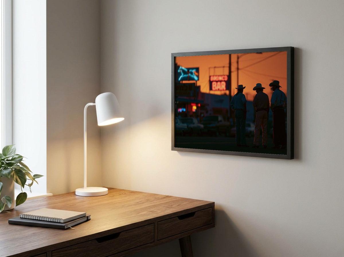 Riders at Dusk lifestyle mockup — 84a81e31-dcab-4eba-89f6-af48e73fd23e