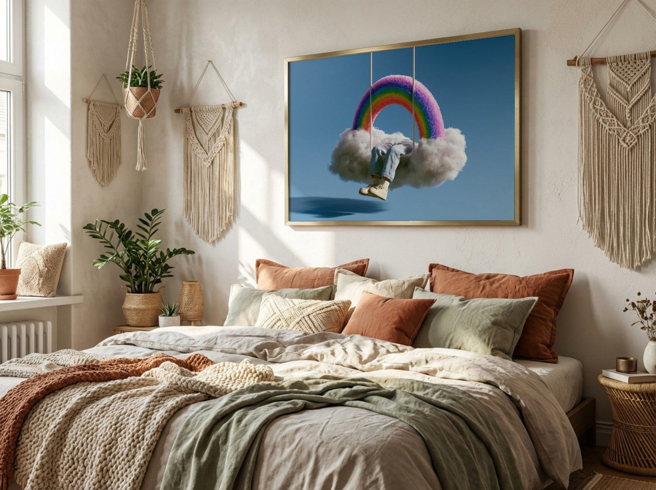 Cloud Nine framed art mockup 1