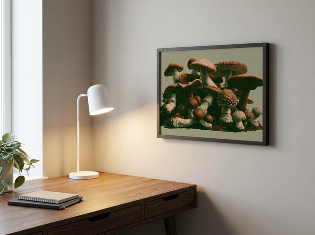 Field Guide framed art mockup 2