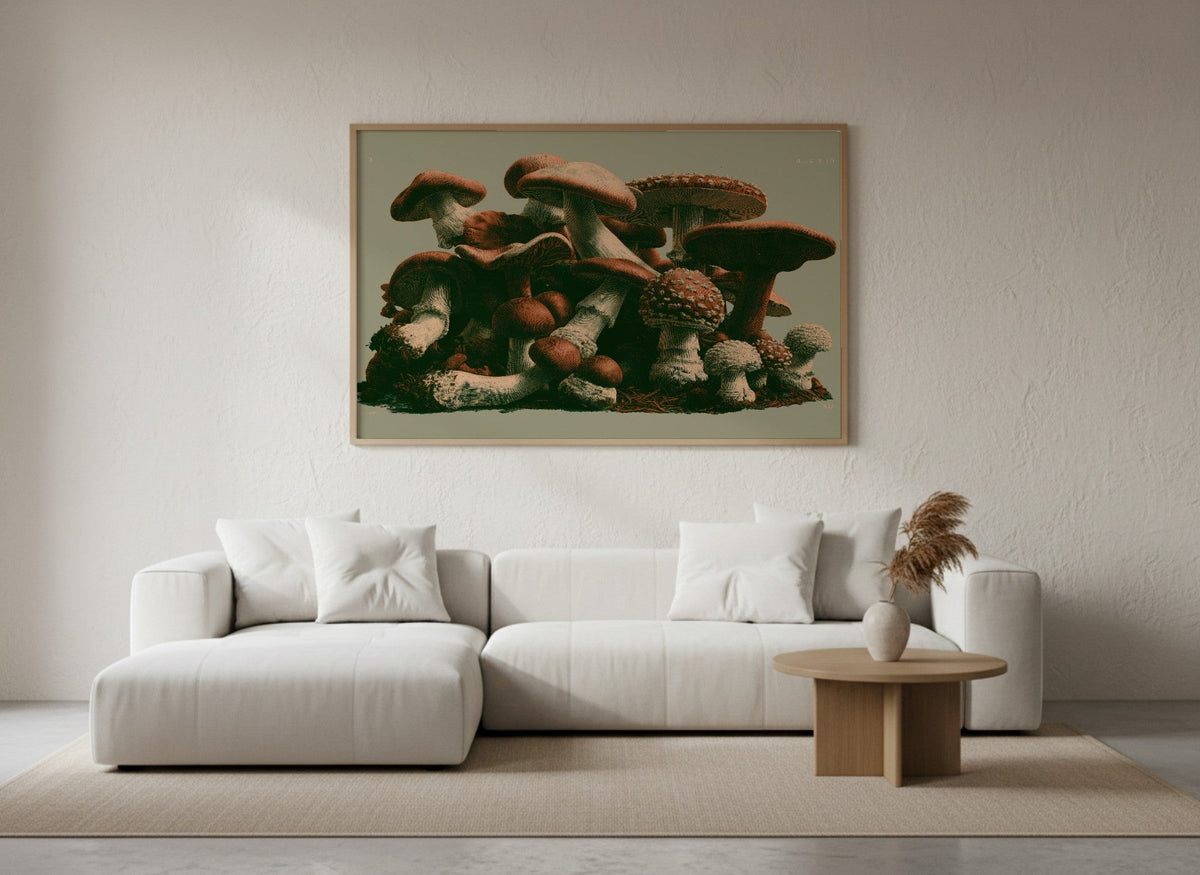 Field Guide framed art mockup 3