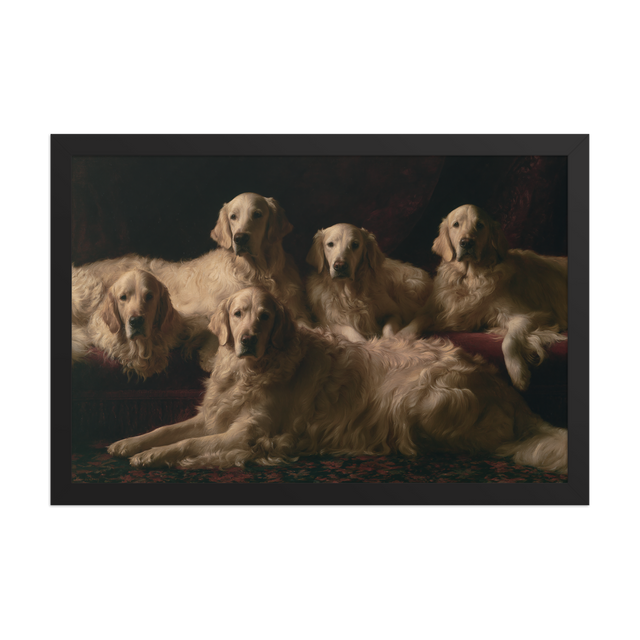 Good Company framed art in black frame, 12×18 inches