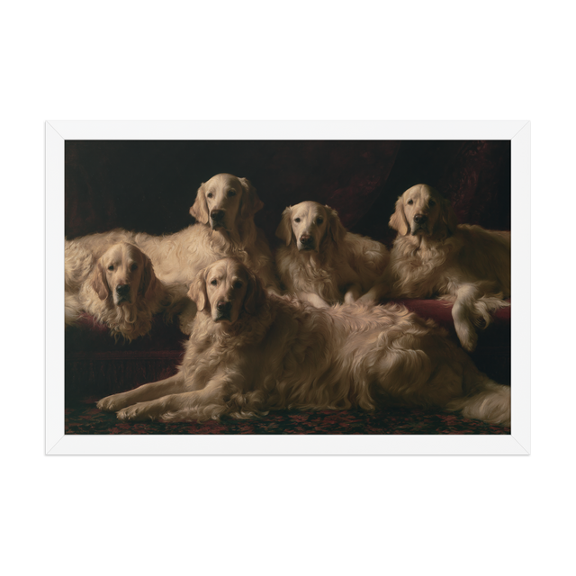 Good Company framed art in white frame, 12×18 inches