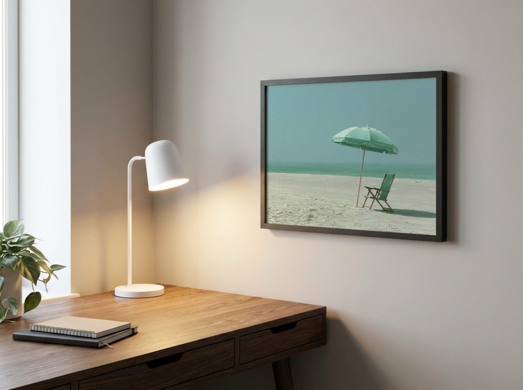 Low Tide framed art mockup 2