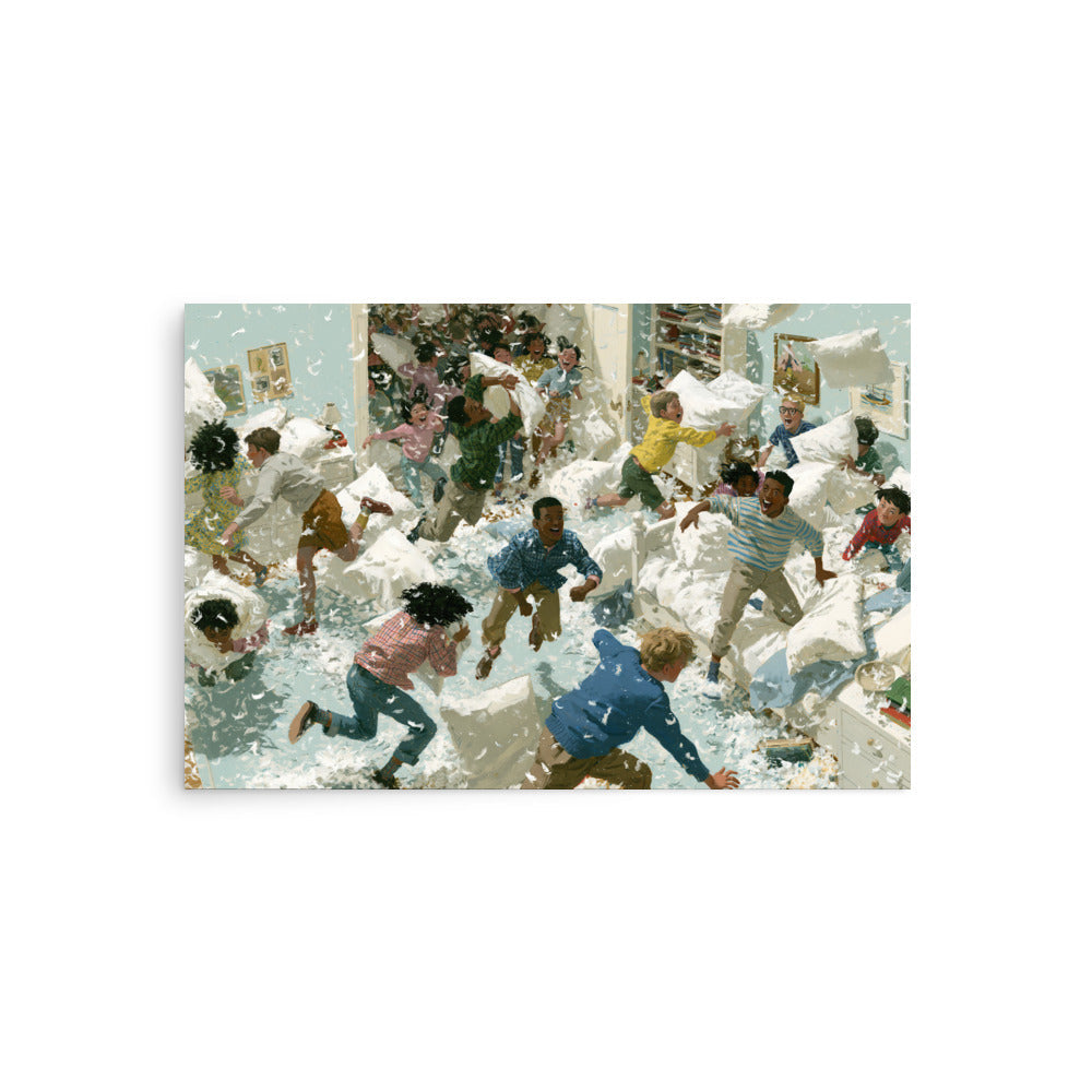 files/the-great-pillow-fight-unframed-20x30.jpg